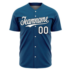 Custom Teal Valentine's Day Baseball Jersey Fans Special Edition Authentic Full Button Down Shirt