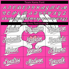 Custom Pink Valentine's Day Baseball Jersey Fans Special Edition Authentic Full Button Down Shirt