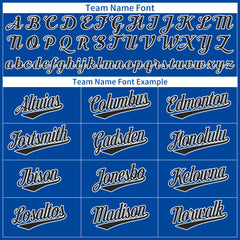 Custom Royal Valentine's Day Baseball Jersey Fans Special Edition Authentic Shirts