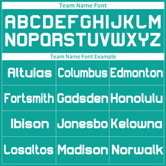 Custom Aqua Football Jersey Athletic Shirt For Adult Youth Unisex