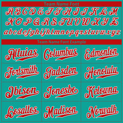 Custom Aqua Full Button Down Fans Special Edition Authentic Baseball Jersey