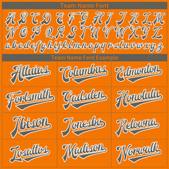 Custom Bay Orange Full Button Down Mesh Fans Special Edition Authentic Baseball Jersey