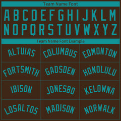 Custom Pinstripe Brown Full Button Down Mesh Fans Special Edition Authentic Baseball Jersey