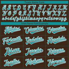 Custom Brown Full Button Down Mesh Fans Special Edition Authentic Baseball Jersey