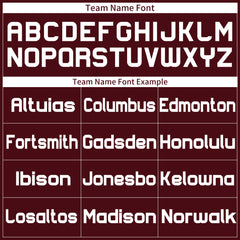 Custom Burgundy Football Jersey Athletic Shirt For Adult Youth Unisex