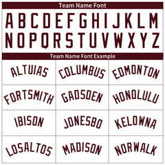 Custom Burgundy Pinstripe Full Button Down Mesh Fans Special Edition Authentic Baseball Jersey