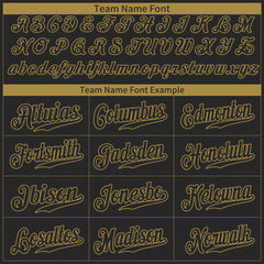 Custom Black Full Button Down Fans Special Edition Authentic Baseball Jersey