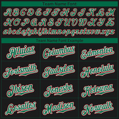 Custom Black Mexican Flag Fans Special Edition Authentic Vintage Baseball Jersey