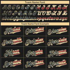 Custom Black National USA Flag Two Tone Shirts Authentic Vintage Baseball Jersey