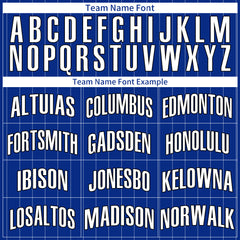 Custom Blue Basketball Jersey Sports Training Shirts