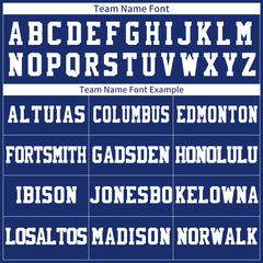 Custom Blue Football Jersey Player Fans Team Uniforms For Adult Youth Unisex