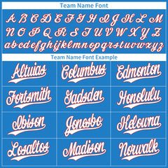 Custom Blue Baseball Jersey Authentic Hip Hop Button Down Vintage Shirt