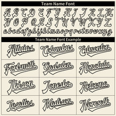 Custom Cream Full Button Down Mesh Fans Special Edition Authentic Baseball Jersey