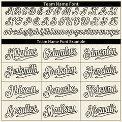 Custom Cream Full Button Down Fans Special Edition Authentic Baseball Jersey