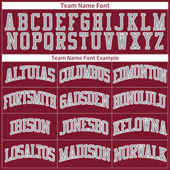 Custom Crimson Basketball Jersey Mesh Sports Athletic Performance Shirts