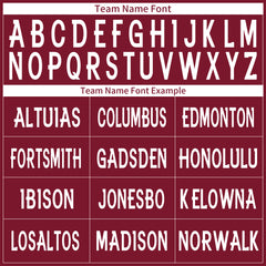 Custom Crimson Football Jersey Athletic Shirt For Adult Youth