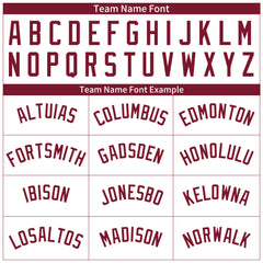 Custom Crimson Pinstripe Full Button Down Mesh Fans Special Edition Authentic Baseball Jersey