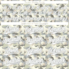 Custom Camo Baseball Jersey Full Button Down Fans Special Edition Authentic Sport Shirt