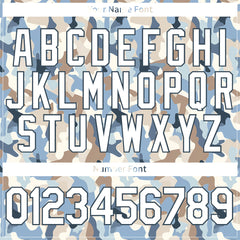 Custom Camo Baseball Jersey Full Button Down Fans Special Edition Authentic Sport Shirt