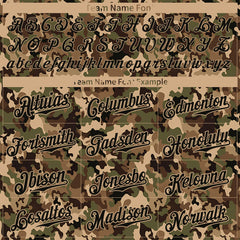 Custom Digital Camo Baseball Jersey Full Button Down Fans Special Edition Authentic Shirt