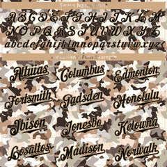 Custom Digital Camo Baseball Jersey Full Button Down Fans Special Edition Authentic Shirt