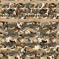 Custom Digital Camo Baseball Jersey Full Button Down Fans Special Edition Authentic Shirt