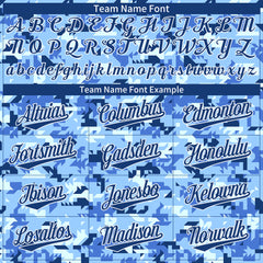 Custom Camo Baseball Jersey Full Button Down Fans Special Edition Authentic Shirt