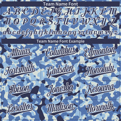 Custom Camo Baseball Jersey Full Button Down Fans Special Edition Authentic Shirt