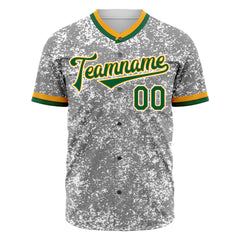 Custom Arctic Camouflage Personalized Blue Font Baseball Jersey Full Button Down Authentic Shirts