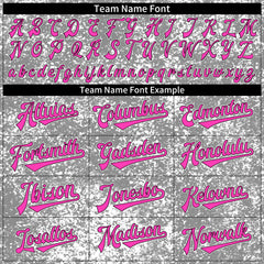 Custom Arctic Camouflage Personalized Blue Font Baseball Jersey Full Button Down Authentic Shirts