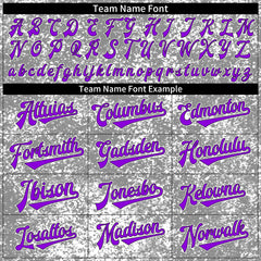 Custom Arctic Camouflage Personalized Blue Font Baseball Jersey Full Button Down Authentic Shirts