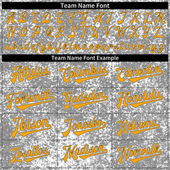 Custom Arctic Camouflage Personalized Blue Font Baseball Jersey Full Button Down Authentic Shirts