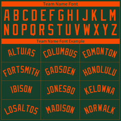 Custom Green Pinstripe Mesh Fans Special Edition Authentic Baseball Jersey