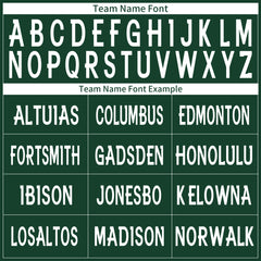 Custom Green Football Jersey Athletic Shirt For Adult Youth