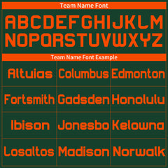 Custom Green Football Jersey Athletic Shirt For Adult Youth Unisex