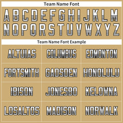 Custom Gold National USA Flag Two Tone Authentic Vintage Baseball Jersey