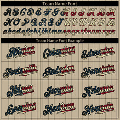 Custom Gold National Flag Pinstripe Fans Special Edition Authentic Vintage Baseball Jersey