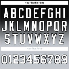 Custom Gradient Black Blue Baseball Jersey Full Button Down Fans Special Edition Authentic Shirt