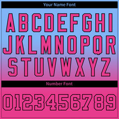 Custom Gradient Black Baseball Jersey Full Button Down Fans Special Edition Authentic Shirt