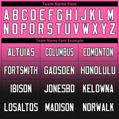 Custom Gradient Pink Baseball Jersey Full Button Down Fans Special Edition Authentic Shirt