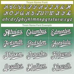 Custom Gradient Teal Green Baseball Jersey Full Button Down Fans Special Edition Authentic Shirt