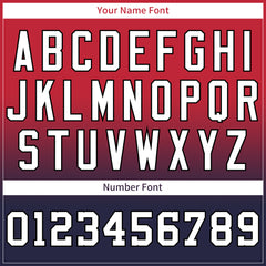 Custom Gradient Red Black Jersey Full Button Down Fans Special Edition Authentic Shirt