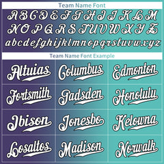 Custom Gradient Blue Teal Baseball Jersey Full Button Down Fans Special Edition Authentic Shirt