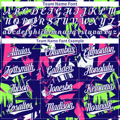 Custom Graffiti Pattern Baseball Jersey Full Button Down Fans Special Edition Authentic Shirt