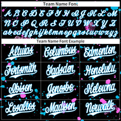 Custom Graffiti Pattern Baseball Jersey Full Button Down Fans Special Edition Authentic Casual Pop Shirt