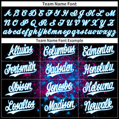 Custom Graffiti Pattern Baseball Jersey Full Button Down Fans Special Edition Authentic Casual Pop Shirt