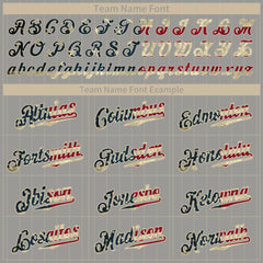 Custom Gray National Flag Pinstripe Fans Special Edition Authentic Vintage Baseball Jersey