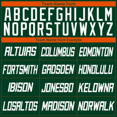 Custom Green Basketball Jersey Athletic Sports Shirts Design Your Own