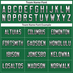 Custom Green National USA Flag Two Tone Authentic Vintage Baseball Jersey