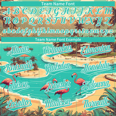 Custom Hawaii Baseball Jersey Full Button Down Fans Special Edition Authentic Shirts